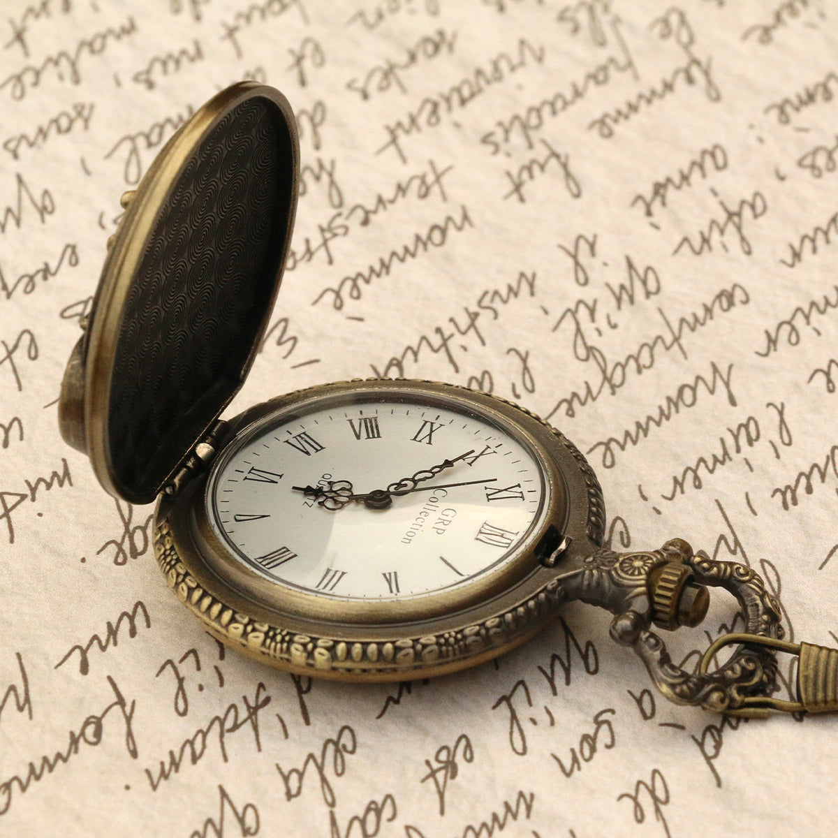 Antique Pocket Watch with Chain