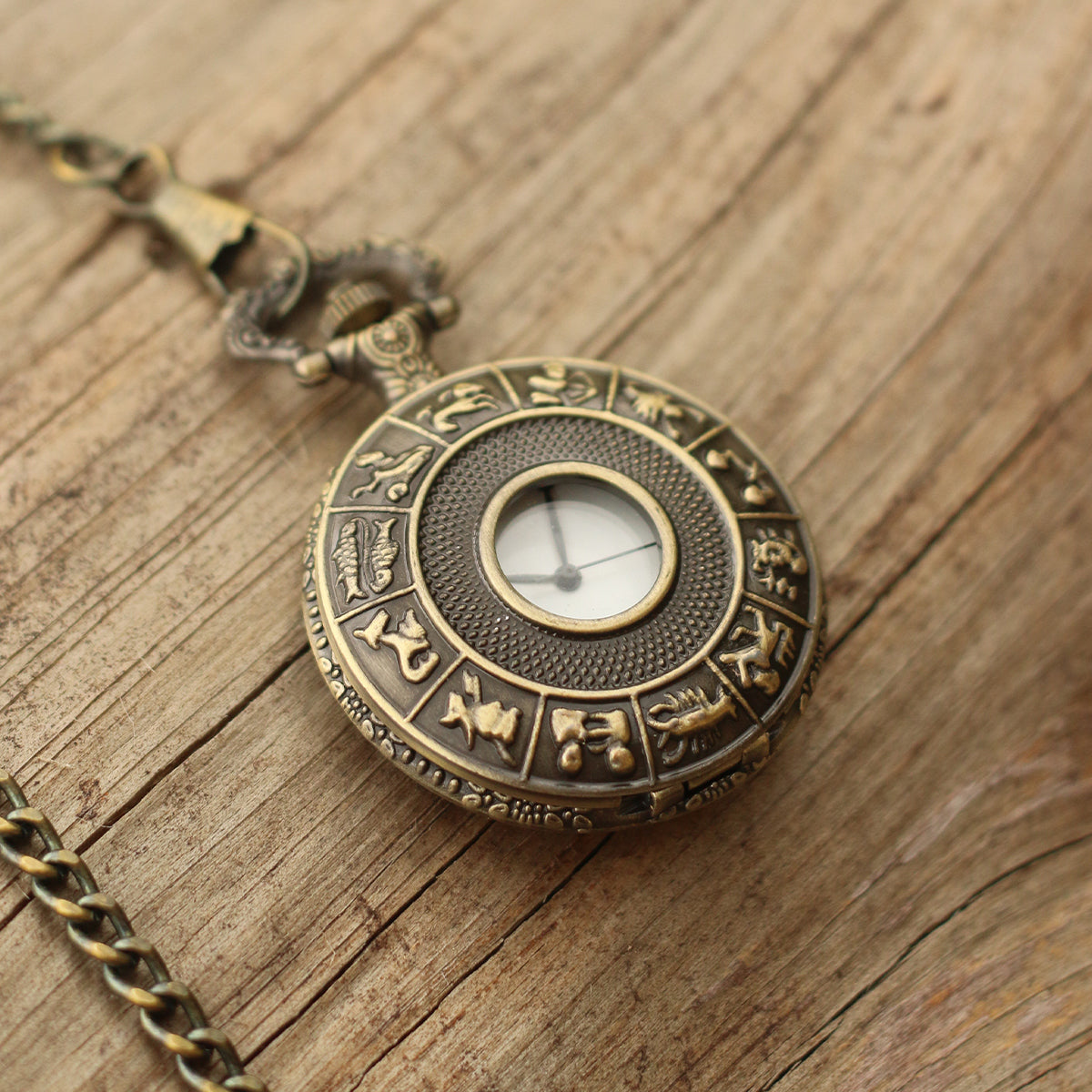 Antique Pocket Watch with Chain