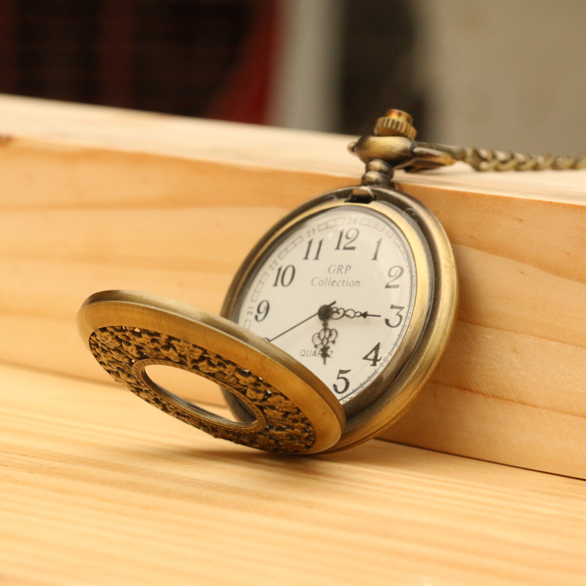Antique Pocket Watch with Chain