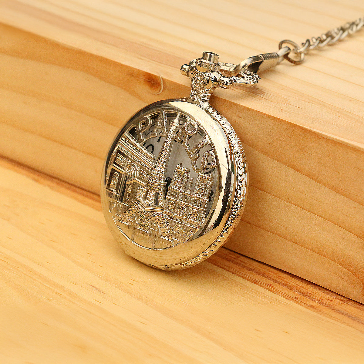 Antique Pocket Watch with Chain