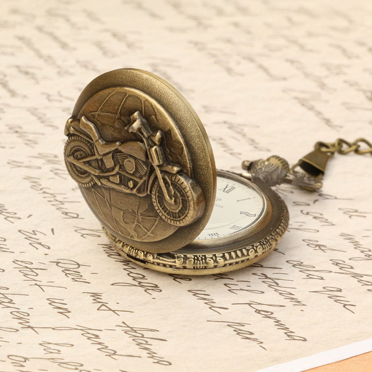 Antique Pocket Watch with Chain