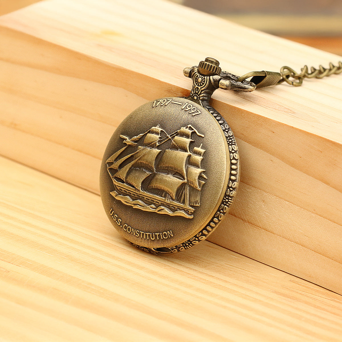 Antique Pocket Watch with Chain