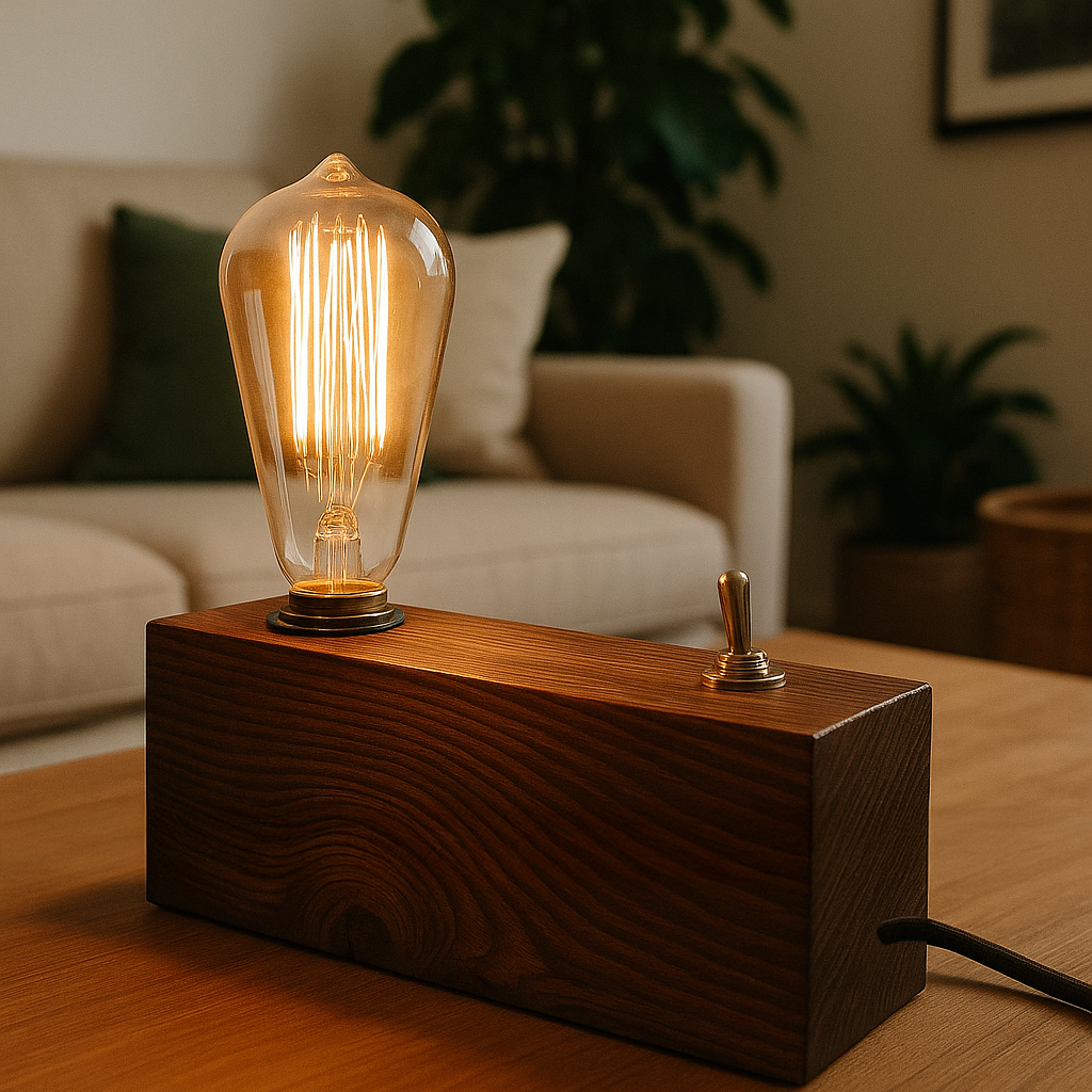 Block Edison Lamp