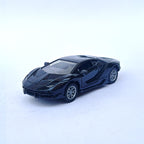 Diecast 1:32 Scale Metal Pull Back Car Toy for Kids with Openable Doors, Light & Music.