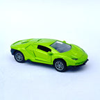 Diecast 1:32 Scale Metal Pull Back Car Toy for Kids with Openable Doors, Light & Music.