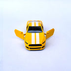 Diecast 1:32 Scale Metal Pull Back Car Toy for Kids with Openable Doors, Light & Music.