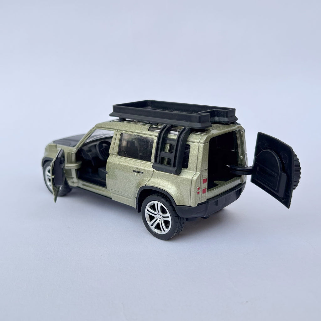 Diecast 1:32 Scale Metal Pull Back Car Toy for Kids with Openable Doors, Light & Music.