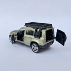 Diecast 1:32 Scale Metal Pull Back Car Toy for Kids with Openable Doors, Light & Music.