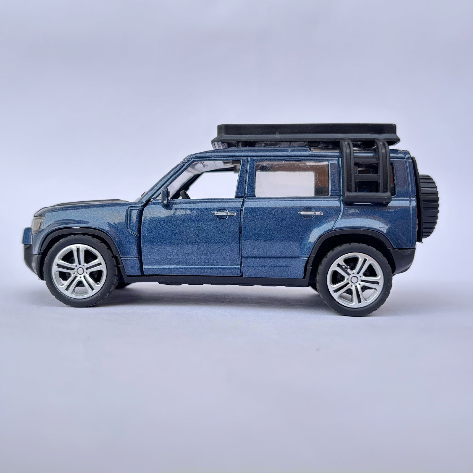 Diecast 1:32 Scale Metal Pull Back Car Toy for Kids with Openable Doors, Light & Music.