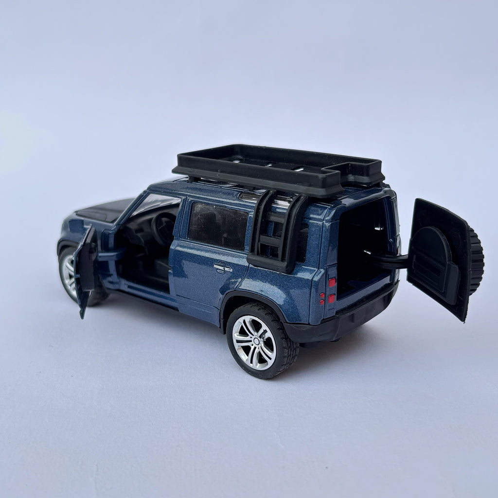 Diecast 1:32 Scale Metal Pull Back Car Toy for Kids with Openable Doors, Light & Music.