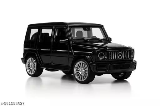 Diecast 1:32 Scale Metal Pull Back Car Toy for Kids with Openable Doors, Light & Music.