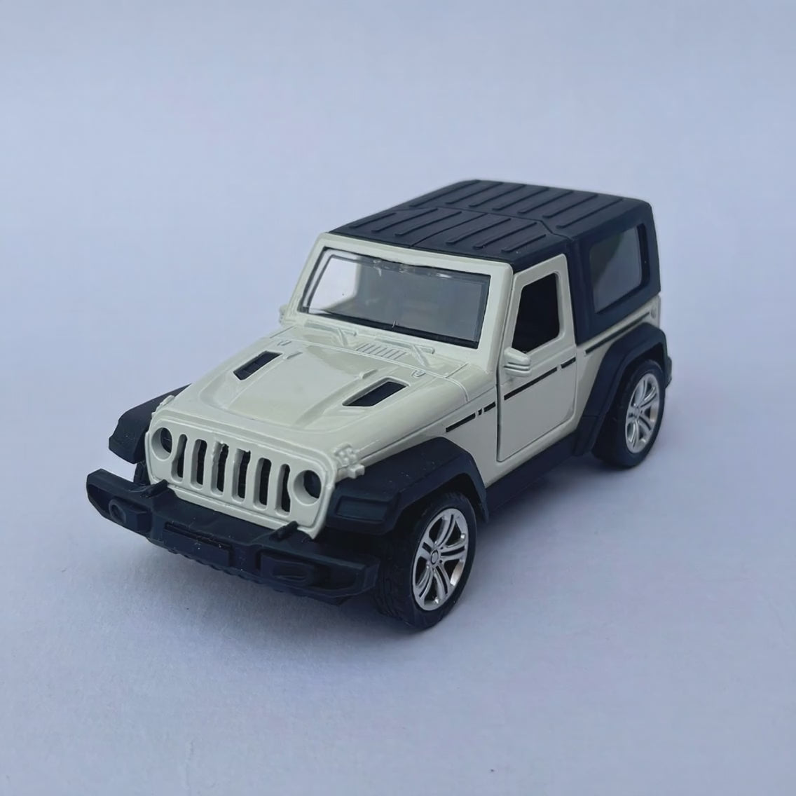 Diecast 1:32 Scale Metal Pull Back Car Toy for Kids with Openable Doors, Light & Music.