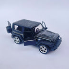 Diecast 1:32 Scale Metal Pull Back Car Toy for Kids with Openable Doors, Light & Music.