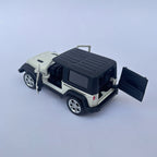 Diecast 1:32 Scale Metal Pull Back Car Toy for Kids with Openable Doors, Light & Music.